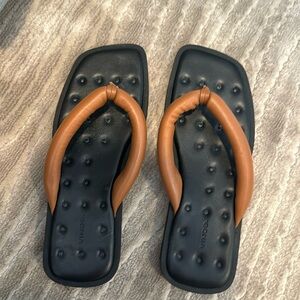 Vince Woman’s Flip Flop Sandals. Worn once. Size 8. No signs of wear